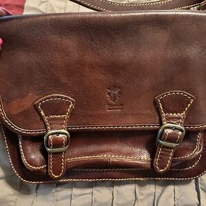 Italian Leather Crossbody Bag